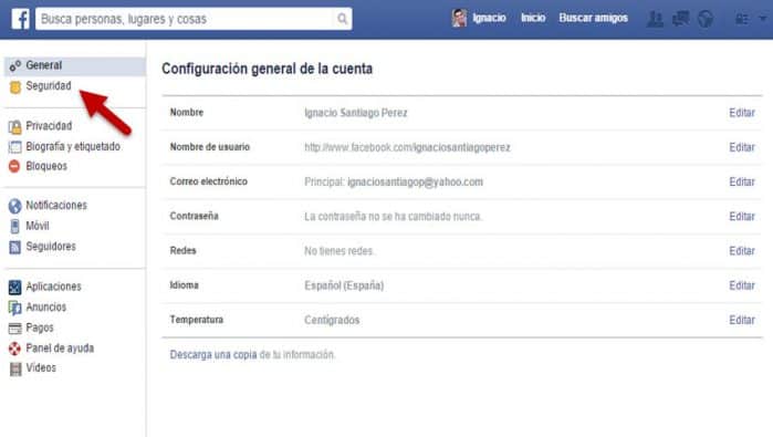 Pasos para eliminar o desactivar una cuenta de Facebook