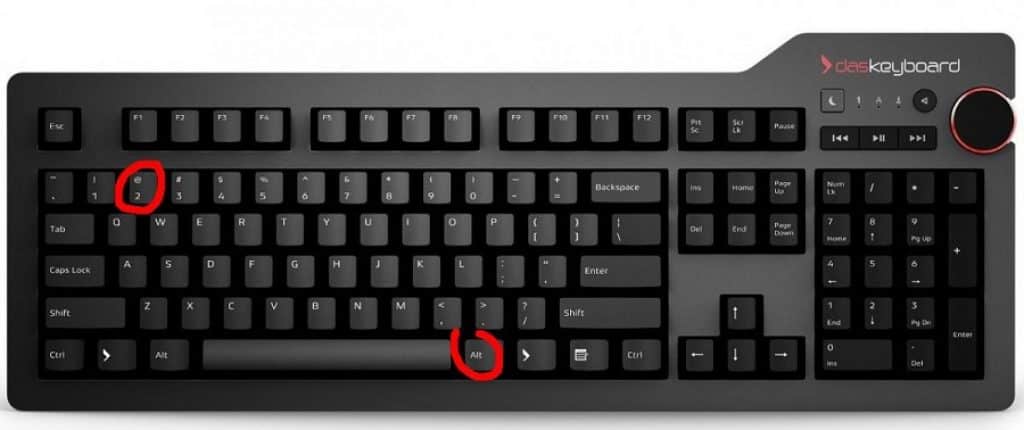 ¿Cómo hacer o escribir la ARROBA ( @ ) en teclado PC o Portátil? 🥇