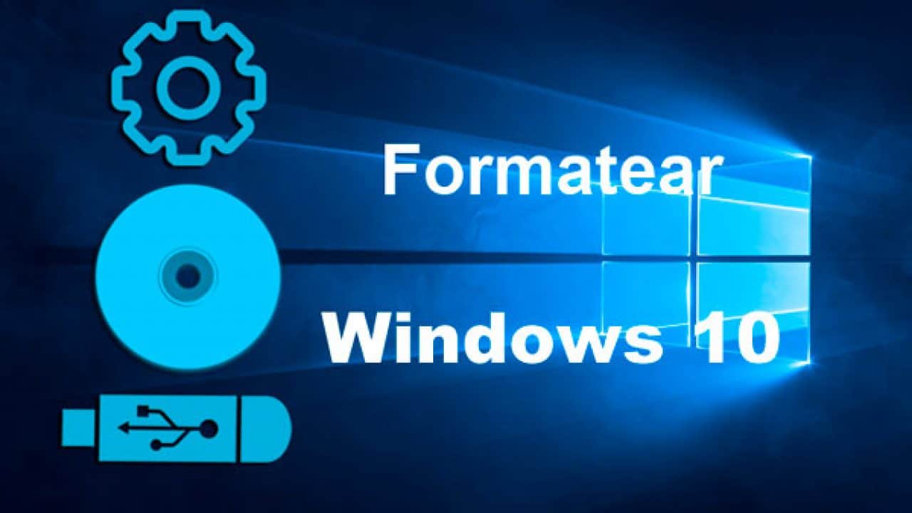 como formatear windows 10