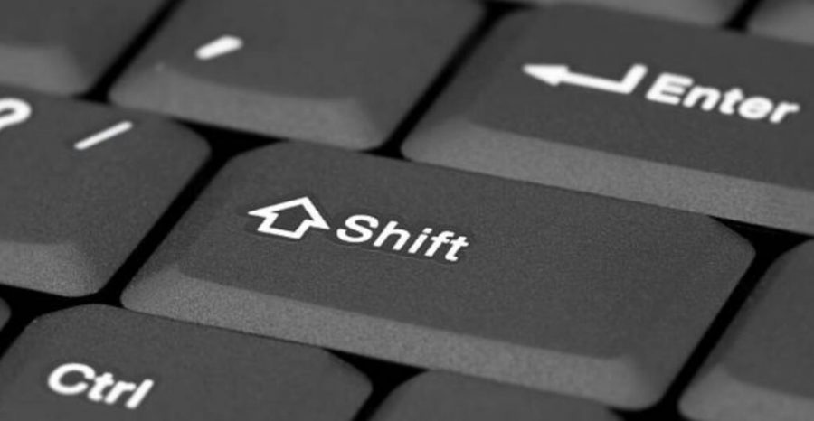 donde está la tecla shift Para qué sirve la tecla Shift