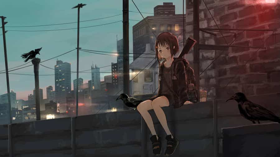 fondos de pantalla triste anime