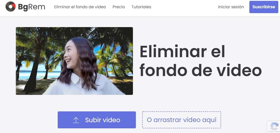 quitar fondo video con bgrem