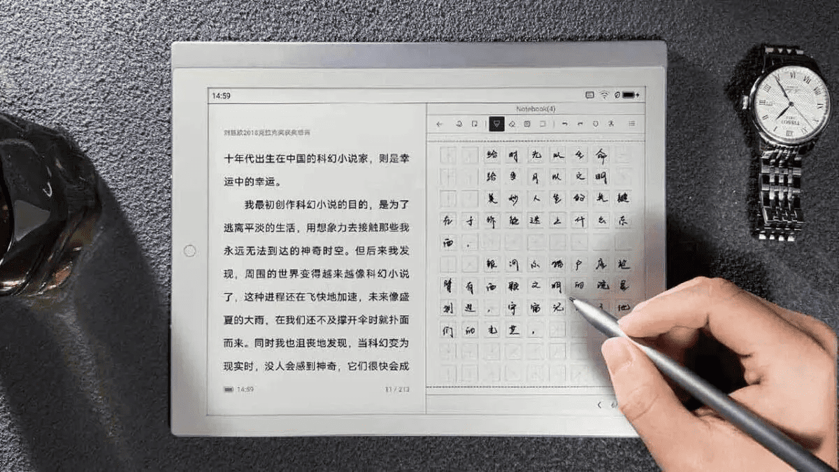 La nueva Tablet de pantalla de tinta electrónica Xiaomi Note E-Ink Precio y Ventajas